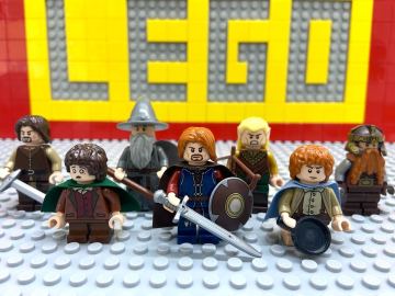 ☆ロードオブザリング☆ レゴ　ミニフィグ　ボロミア　アラゴルン　フロド　サム　ギムリ　レゴラス　ガンダルフ　人形　D50509