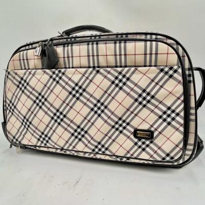 極美品 入手困難●Burberry Blue Label バーバリーブルーレーベル キャリーバッグ トラベル 2way ノバチェック 鍵 カデナ 旅行 鞄 大容量