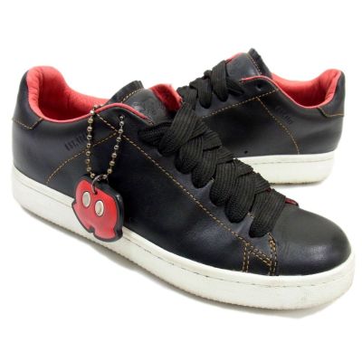 限定コラボ◇COACH×DISNEY ローカット スニーカー ミッキーマウス コーチ×ディズニー レディース ミッキーマウスチャーム付き