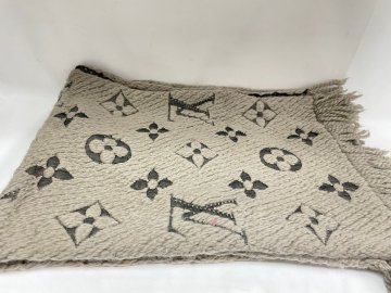 送料無料 1円〜 LOUIS VUITTON ルイヴィトン 413287 ウール94％/シルク6％ カーキ