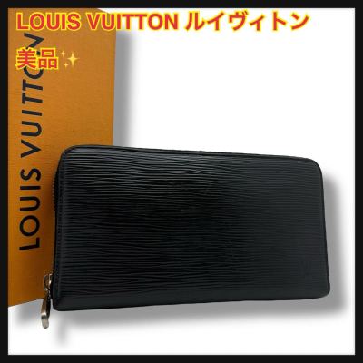 1円 【美品】ルイヴィトン ジッピーウォレット オーガナイザー 長財布 エピ ノワール ラウンドファスナー Ｍ62643 メンズ ブラック 新型