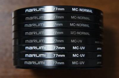 ◆説明必読◆【380円/枚】[77mm] マルミ marumi MC-NORMAL / MC-UV フィルター 外観悪め