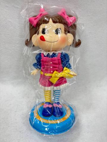 ペコちゃん　人形　ペコテール　ピンクリボン　希少　レア　袋未開封　外箱開封済み　美品