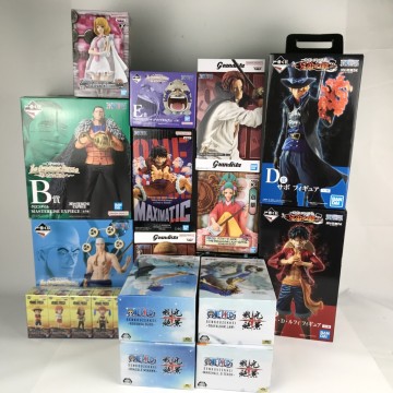 ■■【1円スタート】 ONE PIECE ワンピース フィギュアまとめ 1番くじ 兄弟の絆 サボ ルフィ シャンクス エネル等 未使用