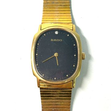 【稼働品】RADO ラドー 396.5109.2 ブラック文字盤 手巻き メンズ 腕時計 IT6NM7LREK7X B20