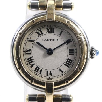 【ト足】 Cartier カルティエ パンテール ヴァンドーム ラウンド クオーツ レディース 腕時計 CA103CAA33