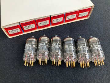 真空管 TESLA ECC803S 金足 6本セット 現状品