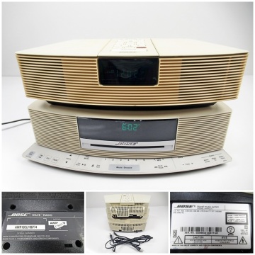 ◆[C43]BOSE　WAVE MUSIC SYSTEM　まとめ　MODEL/AWRCCC＆WAVE RADIO AWR1-0W　操作パネル付き　ラジオ動作確認　通電確認