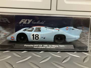 8＞ FLY 1/32 ポルシェ 917 LH ルマン 24h 1971 【#18 ガルフ レーシング】スロットカー