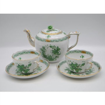 1円【美品】HEREND ヘレンド/インドの華カップ＆ソーサー ティーポットセット/インドの華/89
