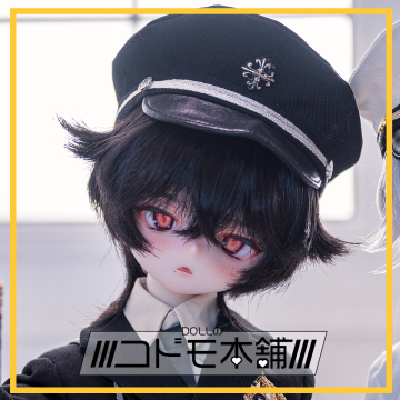 【コドモ本舗】DDH-01 SW肌 カスタムヘッド＋t.mmj製アイ1種＋自作アイ4種＋ウィッグ＋ケモ耳尻尾＋舌パーツ2種＋おまけ衣装類　※難あり