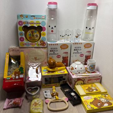 G028 リラックマ お食事セット 麦茶ポット クロック ランチプレート 電動クリーナー 腕時計 懐中時計 エコバッグ ウォレット ツリー 1円〜