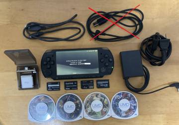 SONY PSP-3000 ハンターズモデル　メモリースティック　GPSレシーバー 　ソフト　ジャンク