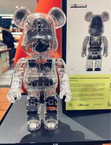 希少レア【未開封品】BE@RBRICK AUDIO 400% CLEAR portable Bluetooth R Speaker