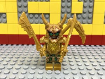 ☆ニンジャゴー☆ レゴ　ミニフィグ　正規品　オニ・ロイド　黄金の鬼　ゴールデンニンジャ　武器　防具　兜　忍者　侍　ONI D72801