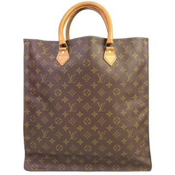 【1円～】ルイヴィトン LOUIS VUITTON ハンドバッグ トートバッグ サック・プラ モノグラム M51140 レザー ブラウン ゴールド金具 中古