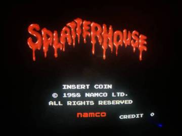 ナムコ　Splatterhouse (スプラッターハウス)　NAMCO　アーケード基板　JAMMA