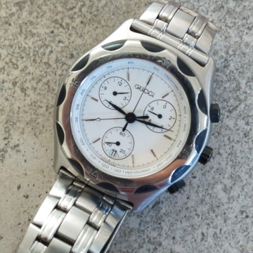 GUCCI 50.000/50.500 クロノグラフ メンズ 腕時計