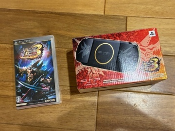 美品 PSP 本体 モンスターハンターポータブル 3rd ハンターズモデル PSP-3000 ソニー SONY ソニー プレイステーションポータブル