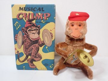 20NYY/8B〇MUSICAL CHIMP シンバル モンキー MONKEY 中古品〇