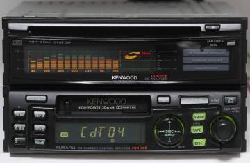 KENWOOD スバル純正OP FCR-508 GDA-508 スペアナCD インプレッサ 訳有 中古