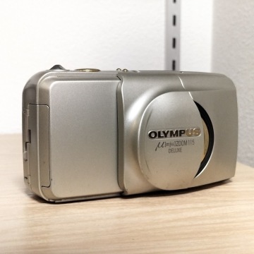 OLYMPUS μ mju ZOOM 115 DELUXE ミュー コンパクトフィルムカメラ 59c392