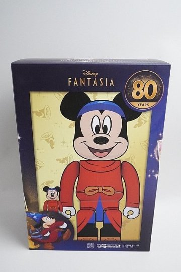 ★ MEDICOM TOY メディコムトイ BE@RBRICK ベアブリック FANTASIA MICKEY 100％ & 400％ 未開封