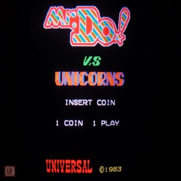1円〜 ユニバーサル/UNIVERSAL ミスター・ドゥ 対 ユニコーン Mr. Do! V.S UNICORNS インスト1枚純正 動作確認済【20