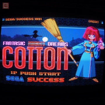 1円〜 サクセス/セガ コットン COTTOn SUCCESS SEGA インスト1枚、取説純正 動作確認済【20