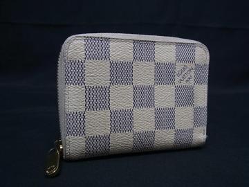 1円 LOUIS VUITTON ルイヴィトン N63069 ダミエアズール ジッピー コインパース コインケース 小銭入れ カード入れ アイボリー系 FH8944