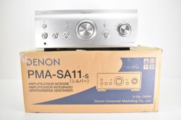DENON PMA-SA11 (S) プリメインアンプ 取説 元箱付[デノン][INTEGRATED AMPLIFIER][UHC-MOS][シルバー]6M