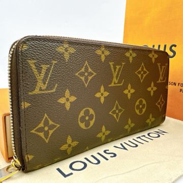 5163【極美品】LOUIS VUITTON ルイヴィトン モノグラム ジッピーウォレット ラウンドファスナー 長財布 ウォレット M60017/CA1039