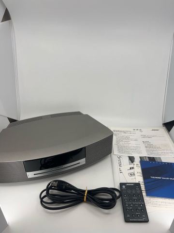a11 BOSE Wave Music System Ⅲ CD FM AM レシーバーアンプ デスクトップオーディオ 動作確認済み リモコン 電源コード 取説 元箱付き