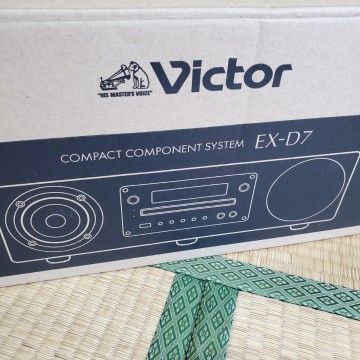 victor ビクター EX-D7 コンパクトコンポネントシステム ウッドコーンオーディオ 新品 未使用 自宅保管品