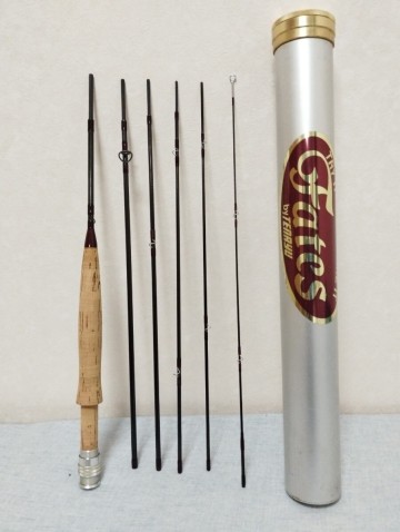◇中古美品 6ピースで仕舞寸法約41cm 希少 TENRYU Fates 7'6” ＃3 フライロッド パックロッド トラベルロッド Fly Fishing Rod ◇