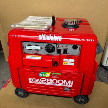 UTN1000【ほぼ未使用★】 SHINDAIWA/新ダイワ EGW-2800MI エコ機能付 防音型 溶接&インバーター発電機