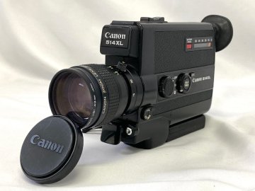 動作未確認★Canon キャノン 8ミリフィルムカメラ 514XL CANON ZOOM LENS C-8 9-45mm 1:1.4 MACRO ジャンク★
