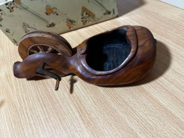 【新品訳あり未使用】 「坪源 」墨つぼ 墨壺 「新若葉」240mm 大工道具 木製 墨坪