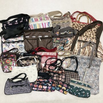 ● LeSportsac レスポートサック 20点 まとめ商品 ハンドバッグ ショルダーバッグ エコバッグ ポーチ 総柄 スヌーピー 現状品 3.02kg