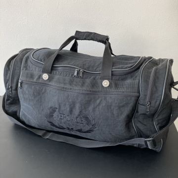 ●90s archive VERSACE SPORT ヴェルサーチ 2WAY ボストンバッグ/トラベル/メデューサ/旅行/ジムバッグ/刺繍ロゴ