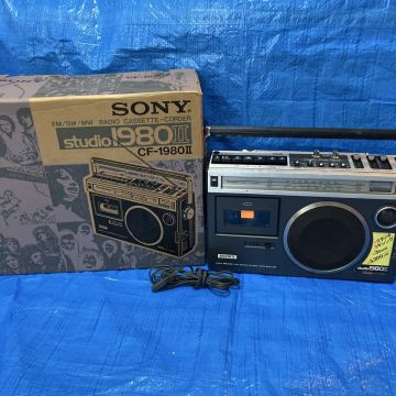SONY ソニー　モノラルラジカセ　CF-1980II型 昭和レトロ