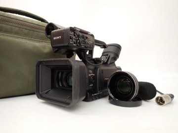 SONY ソニー NXCAMカムコーダー HXR-NX70J プロ用 業務用 ワイドコンバーター/コンデンサーマイク/カメラバッグ付き □ 729BC-1