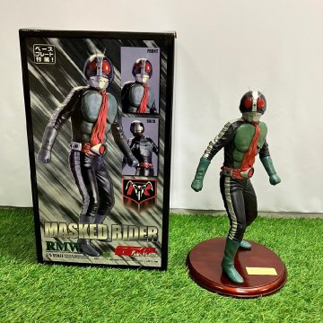 【中古美品】『7-346』仮面ライダー 旧2号 1/5スケールコールドキャスト製塗装済み完成品 RMV リアルスタチュー レインボー造型企画