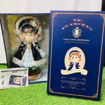 【未開封保管品】『7-431』④FUJIYA Milky 60th Anniversary 60周年記念ペコちゃんYEAR’S 2010ビスクドール人形ミルキードール不二家PEKO
