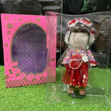 【新品保管品】『7-448』不二家 ハイカラペコちゃん year's 2017 POKO PEKO ポコちゃん人形 ペコちゃん人形 ビスクドール