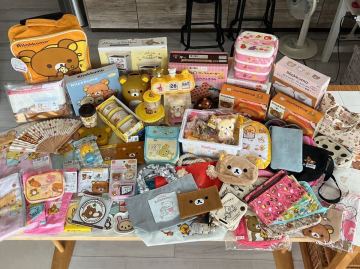 リラックマ 雑貨　大量　まとめ　コリラックマ レトロ　収納　ワッフルメーカー　万年カレンダー　ストラップ