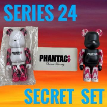 【激レア未開封】BE@RBRICK series24 secret PHANTACi 白 黒 set【カード付】