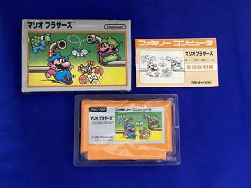 FC 良好　マリオブラザーズ　箱説付き　銀箱　珍品　レア　ファミコン 
