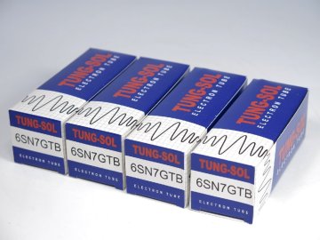 TUNG-SOL 真空管 6SN7GTB 4点まとめて ロシア製 箱付き 真空管アンプ パーツ オーディオ 電子部品 641