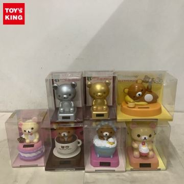 1円〜 リラックマ ぐうたらソーラーマスコット、コリラックマ まくまくごはんソーラーマスコット他